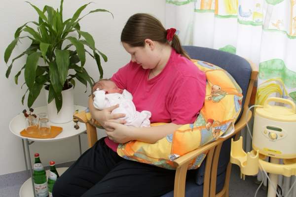 Mutter mit baby