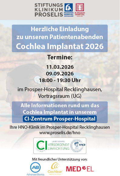 Patientenabende Cochlea Implantat 2026