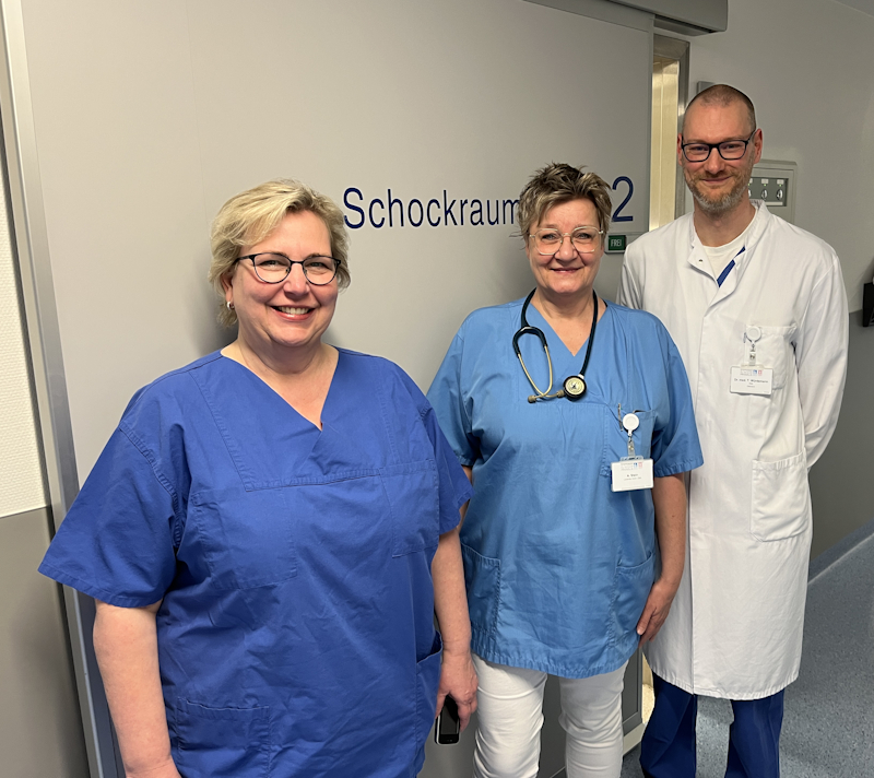 Das Leitungsteam der ZNA im Prosper-Hospital